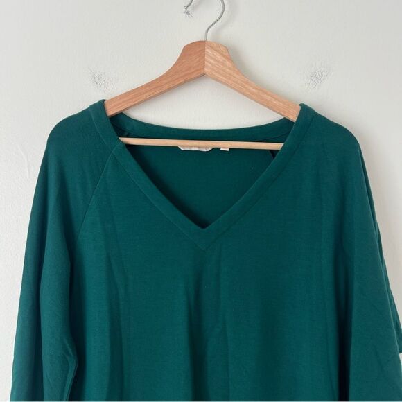 Soft Surroundings Madeline Tunic Top Sweater in Green Size Small - Picture 3 of 9
